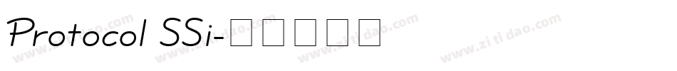 Protocol SSi字体转换